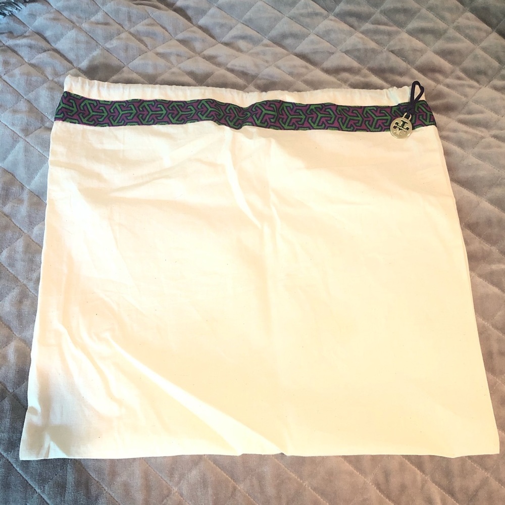 Tory Burch Drawstring Canvas Bag